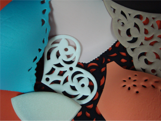 花边缝合机熔接样板