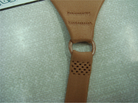 花边缝合机切断样板(肩带)