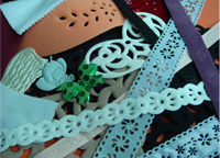 超声波花边缝合机焊接样板