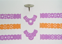 花边缝合机切断样板